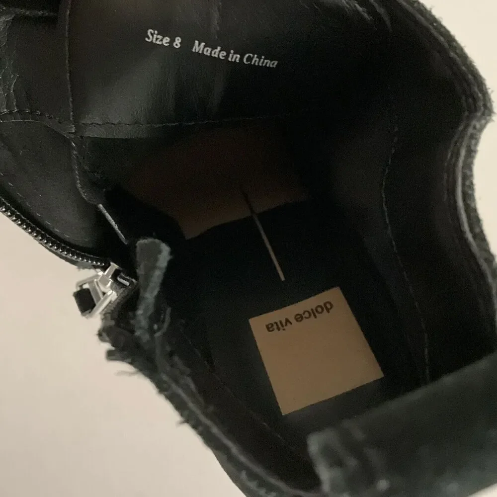 Dolce Vita black suede